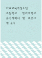 학교교육과청소년 =) 초등학교 방과후학교 운영계획서 및 프로그램 분석 1페이지