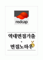 레드캡투어 역대면접기출 면접노하우 1페이지