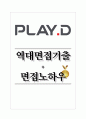 플레이디 역대면접기출 면접노하우 1페이지