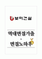 보미건설 역대면접기출 면접노하우 1페이지
