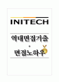 이니텍 역대면접기출 면접노하우 1페이지