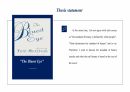 토니모리슨의 소설 “가장 푸른 눈” The Bluest Eyes Beauty Standards 미의 기준에 대하여 ppt 5페이지