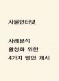 사물인터넷 IoT 기술분석과 장단점  사물인터넷 사례와 미래전망  사물인터넷 활성화 위한 4가지 방안 제시  사물인터넷 필요성에 대한 나의생각 정리 1페이지