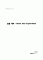 Black Box Experiment 레포트 1페이지