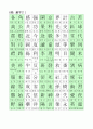 한자능력시험(한국어문회),한자자격시험(한자교육진흥회)-6~8급한자(300자) 1페이지