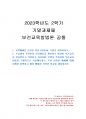 2023년 2학기 보건교육방법론 기말시험 과제물(교육매체를 선정을 위한 ASSURE 모형) 1페이지