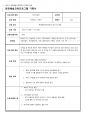문화예술교육사2급(문화예술교육현장의 이해와 실습) 프로그램 기획서 1페이지