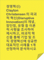 경영혁신)Clayton Christensen 의 파괴적 혁신(Disruptive Innovation)의 개념, 장단점, 유형 등 이론적 사항을 조사하여 제시하고, 파괴적 혁신을 통해 기업 및 조직 경영혁신에 성공한 대표적인 사례를 1개 선정하여 분석하시오 1페이지