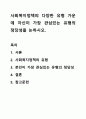 사회복지정책의 다양한 유형 가운데 자신이 가장 관심있는 유형의 정당성을 논하시오. 1페이지
