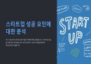 A+스타트업 성공 요인 분석 1페이지