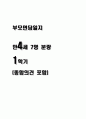부모면담일지 (만4세 유아 7명) 1학기 부모상담일지 부모면담일지 1페이지