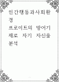 인간행동과사회환경 ) 프로이트의 방어기제로 자기 자신을 분석 1페이지