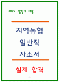 지역농협 자소서 2025 상반기 합격대비 1페이지