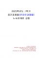 2025년 1학기 노사관계론 중간시험과제물 공통(노동조합, 사용자단체) 1페이지