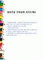일성건설 건축설계 자기소개서 1페이지