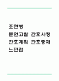 조현병 연구레포트 - 조현병 문헌고찰과 간호사정,간호계획,간호중재 및 느낀점 1페이지
