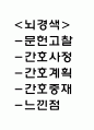뇌경색 연구레포트 - 뇌경색 문헌고찰과 간호사정,간호계획,간호중재 및 느낀점 1페이지
