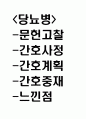 당뇨 연구레포트 - 당뇨병 문헌고찰과 간호사정,간호계획,간호중재 및 느낀점 1페이지