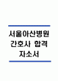 (서울아산병원 간호사 자기소개서) 서울아산병원 간호사 자소서 예문 1페이지