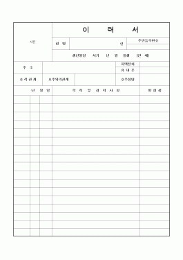 이력서6
