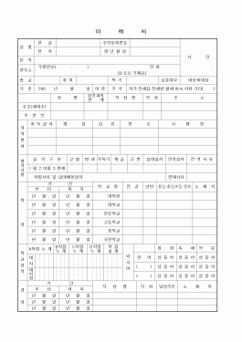 이력서(3)