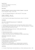 영문 이력서의 서로 다른 5 종류 및 각 번역 7페이지