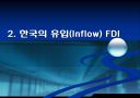 한국의  FDI 유입(Inflow)  1페이지