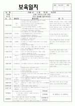  보육실습일지 - 5주차 4페이지