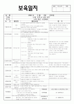 보육실습일지 - 1주차 5페이지