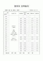 [보육실습/보육일지] 보육실습일지/보육일지(영유아 보육일지) 12페이지