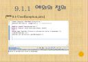 자바입문 9장:예외와... 단정  7페이지