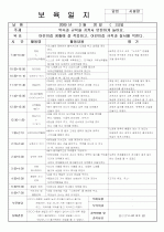 [보육실습/보육일지]보육실습일지/영유아보육일지/아동보육일지 14페이지