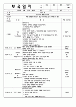4월 보육실습일지/영유아보육실습일지/아동보육일지/보육교사실습일지 19페이지