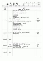 4월 보육실습일지/영유아보육실습일지/아동보육일지/보육교사실습일지 35페이지