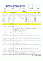 어린이집 보육실습일지/보육일지/영유아 보육일지/일일보육일지-4월 4페이지