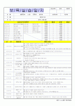 어린이집 보육실습일지/보육일지/영유아 보육일지/일일보육일지-4월 6페이지