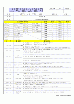 어린이집 보육실습일지/보육일지/영유아 보육일지/일일보육일지-4월 12페이지
