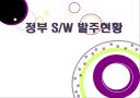 정부 S /W 발주 현황 1페이지