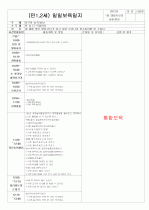 ★★★★★[2012년 1월][완벽평가인증] 어린이집 일일보육일지 47페이지