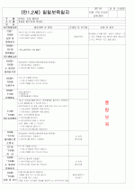 ★★★★★[2011년 12월][완벽평가인증] 어린이집 일일보육일지 25페이지