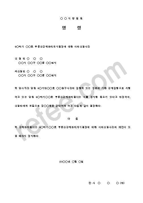 명령