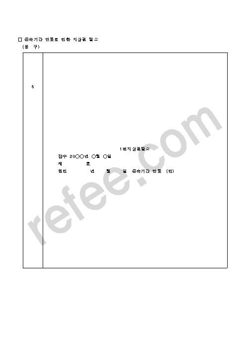 존속기간