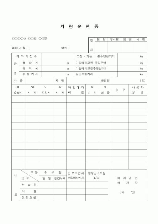 (총무)차량운행증1