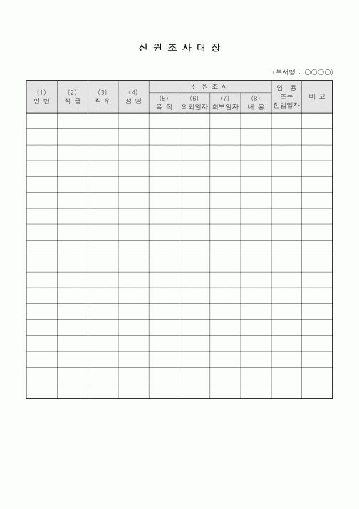 (총무)신원조사대장1