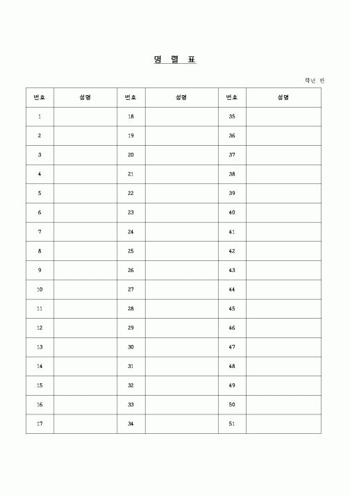 (교육행정)명렬표1