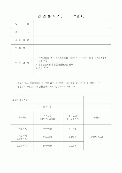 (생활민원)견인통지서1