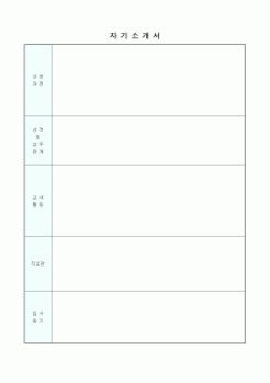 (기타)자기소개서(2)