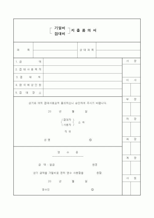 (기타)지출품의서1