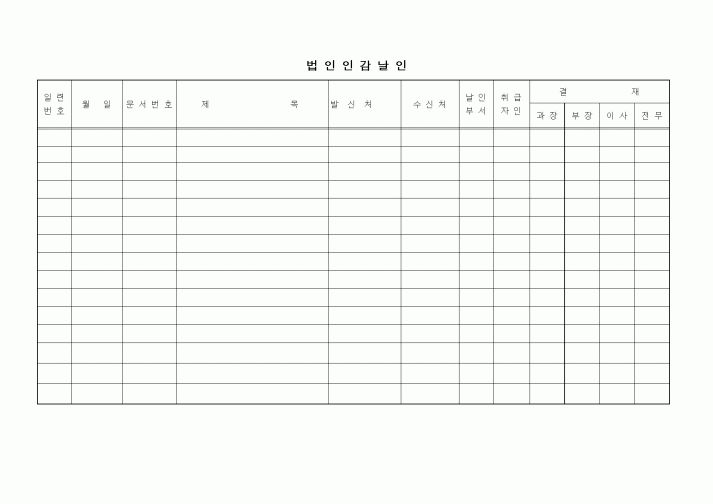 (기타)법인인감날인