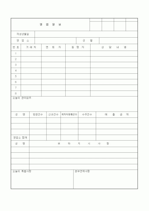 (기타)영업일보8
